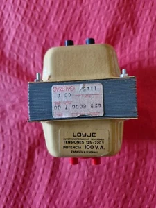 AUTOTRANSFORMADOR REVERSIBLE LOYJE 125-220V .220V-125V - Imagen 1 de 6