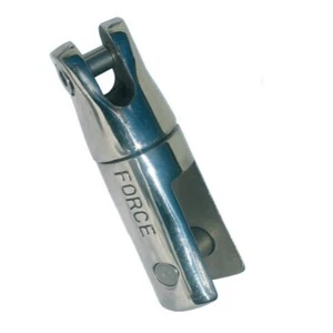EDELSTAHL DREHGELENK DREHBAR FÜR KETTE MM 6/7/8 ZUBEHÖR BOOT NAU - Bild 1 von 1
