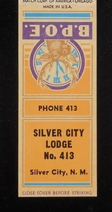 40er Jahre Elch B.P.O.E. Silver City Lodge No. 413 Telefon 413 Silver City NM Grant Co - Bild 1 von 2