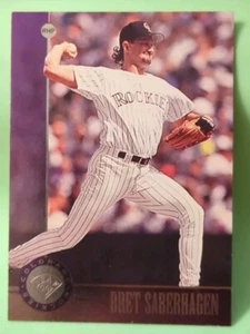 Tarjeta de béisbol 1996 Leaf #29 Bret Saberhagen Colorado Rockies - Imagen 1 de 2