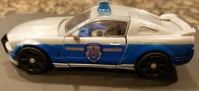 2007 Transformers Recon Barricade Loose preowned EX Saleen Mustang Silver/Blue - Image 1 of 4