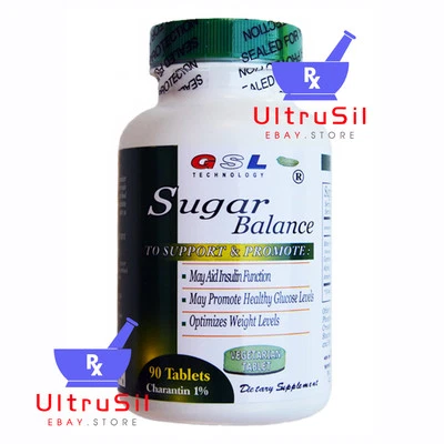 6 BOTTLEs GSL Technology Sugar Balance Diabetic Supplement 90 Tablets (NEW) - Image 1 of 4
