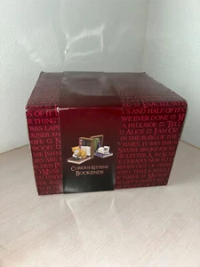 Barnes & Noble Bookends Curious Kittens Cats Heavy Cast Resin New - Picture 1 of 7