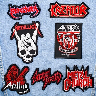 Thrash Metal embroidered patch collection. 7 patches for $19.99 - Image 1 of 4