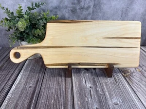 Solid Ambrosia Maple Wood Charcuterie /Cheese Board/ Cutting Board made in USA - Picture 1 of 4