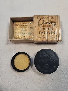 OMAG Yellow Vintage Filter Film Made In Switzerland - Picture 1 of 4
