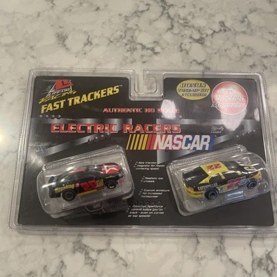 Life Like Fast Trackers 9833 2 Packs NASCAR #28 Texaco & #22 Caterpillar NIB - Image 1 of 4