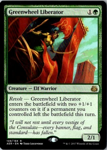 Greenwheel Liberator R Aether Revolt 108 Near Mint - Bild 1 von 1