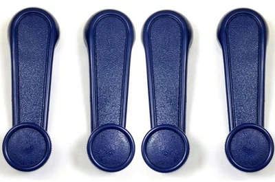 fits 1989 to 1995 Toyota Pickup Window Crank Handle Left Right Dark Blue Set 4 Foto 1 de 2