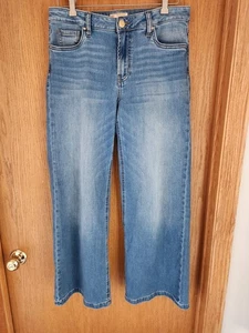 Kut From The Kloth Jean High Rise Wide Leg  Jean Size 6 Stretch Denim - Picture 1 of 5