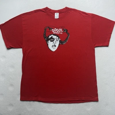 De colección Y2K Gogol Bordello J.U.F. Camiseta Album Promo 2005 Gypsy Punks XL RARA Foto 1 de 4