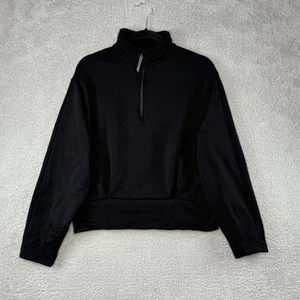 Athleta Sweatshirt Women’s SP Altitude Polartec Black Half Zip Pullover Active - Picture 1 of 10