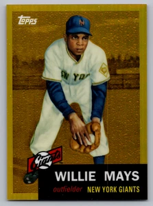2012 TOPPS FACTORY SET MAYS CHROME GOLD REFRACTORS #244 WILLIE MAYS 53T - Picture 1 of 3