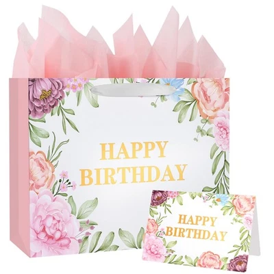 13 Большой размер Happy день рождения подарок сумка металлический золотой Happy день рождения знак с... - Изображение 1 из 4