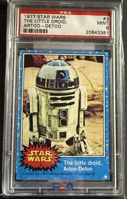 1977 Topps Star Wars The Little Droid Artoo-Detoo #3 PSA 9 MINT - Image 1 of 2