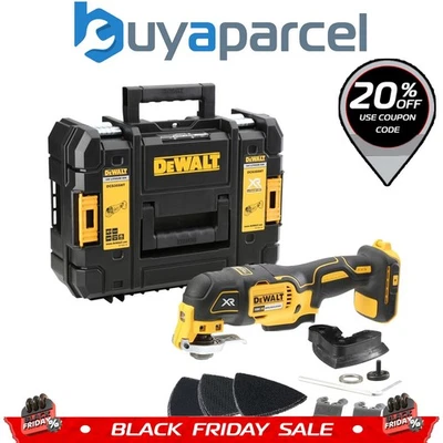 Dewalt DCS355N 18v XR Brushless Oscillating Multi Tool + 12 Accessories + Tstak - Image 1 of 4