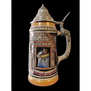 Vintage Rothenberg Ob D.T 1970s Beer Stein With Pewter Lid, Made In W Germany - Picture 1 of 6