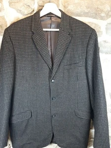 Jackson The Tailor Blazer Check Made In Scotland 1960s Vintage Wool 100%  - Picture 1 of 12