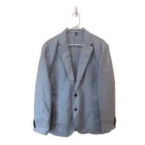 J. CREW Thompson Blazer Mens 42 Slim Blue Linen Cotton 2 Button NWT Sport Coat - Picture 1 of 6
