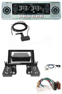 Dietz Bluetooth USB MP3 DAB Autoradio für Toyota Prius (ab 2016) schwarz - Bild 1 von 4