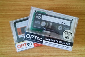 OPT! 90 Retro Cassette Tape Bluetooth Speaker- Wireless-Japan- Brand New - Picture 1 of 3