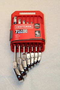 CRAFTSMAN 7-Piece Set Metric Flexible Head Ratchet Wrench Model #CMMT87009 - Picture 1 of 2
