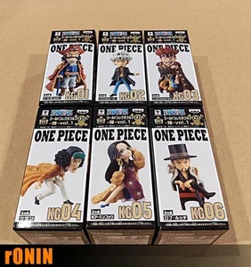 SET COMPLETO 6 PZ - ONE PIECE WCF KAGAYAKI Vol. 1 - BANPRESTO WORLD COLLECTABLE - Foto 1 di 6