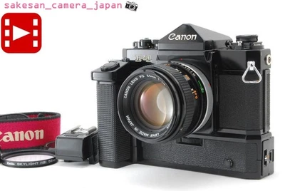 🎦[Casi COMO NUEVA con bobinadora] Cámara fotográfica Canon F-1 Early SLR FD 50 mm f1,4 S.S.C. JAPÓN Foto 1 de 4