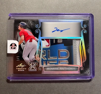 2023 Leaf Trinity ROMAN ANTHONY (Auto / Patch RC 1/1) - Image 1 of 4