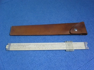 Rechenschieber PICKETT  Model 1025 mit Leder-Etui - Bild 1 von 4