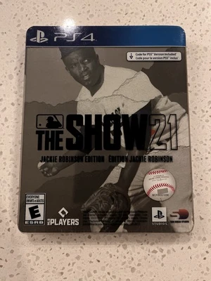 MLB The Show 21 Jackie Robinson Steelbook (PlayStation 4) *some rust/damage* - Image 1 of 4