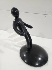 Black Knife Block Stand VooDoo Stabbed Man - No Knifes - Picture 1 of 5