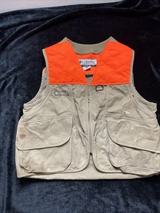Columbia Ptarmigan Upland Hunting Vest Men’s Medium Pheasant Bird Visibility - Picture 1 of 12