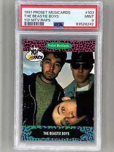 1991 Proset Musicards #103 The Beastie Boys Yo! MTV Raps PSA 9 (Music) - Picture 1 of 2