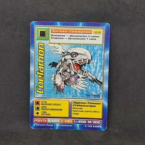 Carte Digimon coelamon Jd-36 niveau champion 1er Edition Bandai 1999 - Imagen 1 de 3