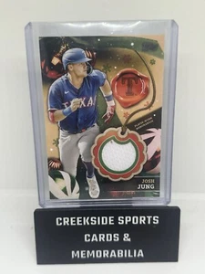 2024 Topps Holiday Baseball Josh Jung Relic - Picture 1 of 2