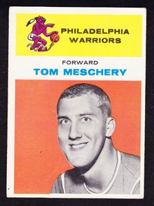 1961-62 FLEER #31 TOM MESCHERY WARRIORS ROOKIE