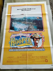HOOPER Burt Reynolds Sally Field Terry Bradshaw 1978 locandina film originale 27x41 - Foto 1 di 6