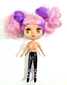 Authentic Littlest Pet Shop #B43 Blythe doll Green Eyes Pink Purple Hair - Picture 1 of 7