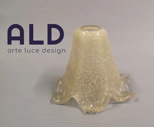 Coppia boccie di ricambio lampadario lampada applique in vetro attacco e14 - Foto 1 di 5