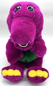 1992 Barney The Purple Dinosaur Full Body Hand Puppet 10” DAKIN Lyons Group VTG - Picture 1 of 9