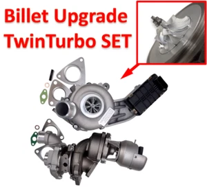 Billet Turbolader Jaguar XF XJ 3.0D Land-Rover Discovery TDV6 Rechte+Linke Turbo - Bild 1 von 15