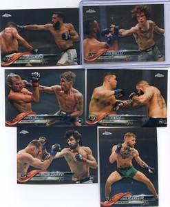 2018 Topps UFC Chrome PICK YOUR CARD to Comple BASE SET #1-100 VETS + RC ROOKIE