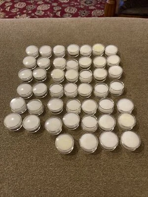 Tarros redondos transparentes piedras preciosas encanto almacenamiento plástico contenedor tapa y espuma 45 (TD) Foto 1 de 3