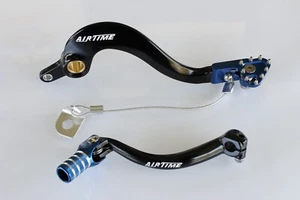 AIRTIME FORGED CNC REAR BRAKE PEDAL & GEAR LEVER YAMAHA YZ450F 2010-2013 -BL1958 - Picture 1 of 2