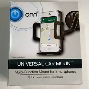 Universal Cell Phone Car Mount, Quick Release Suction Mount, Brand New - Picture 1 of 6
