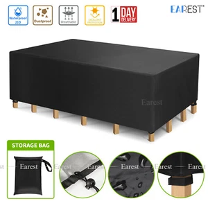 Heavy Duty Waterproof Garden Patio Furniture Cover Rattan Table Sofa Outdoor - Picture 1 of 41