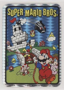 1990 Super Mario Brothers Prism Vending Machine Stickers Bros #A-7019 0a4f