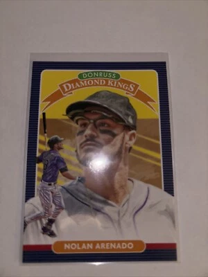 2020 Panini Donruss - Diamond Kings Yellow #29 Nolan Arenado - Image 1 of 2