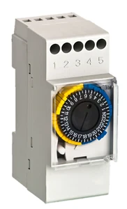 Mechanische analoge Zeitschaltuhr für Hutschiene Zählerschrank  24H SKU 35 u - Bild 1 von 4